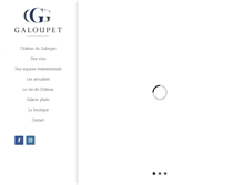 Tablet Screenshot of galoupet.com